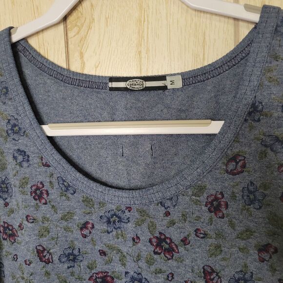 Marithe Francois Girbaud Blue Floral Sleeveless Dress - Picture 2 of 5